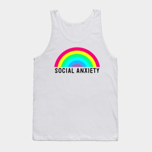 Social Anxiety Rainbow Tank Top